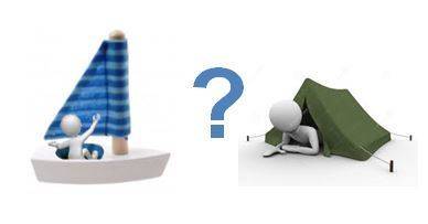 zeilboot-en-tent